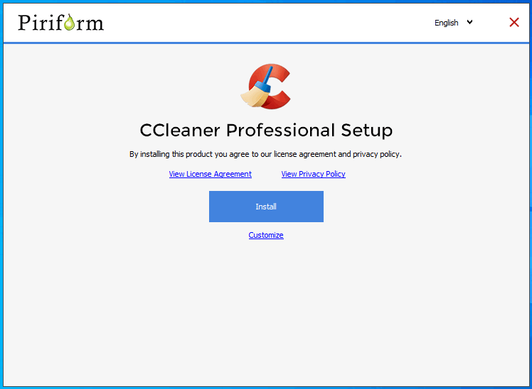 cài đặt ccleanner pro full key