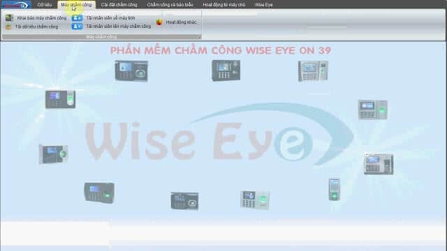 Phần mềm chấm công wise eye