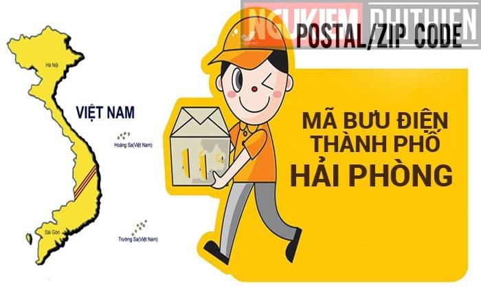 mã bưu điện hải phòng