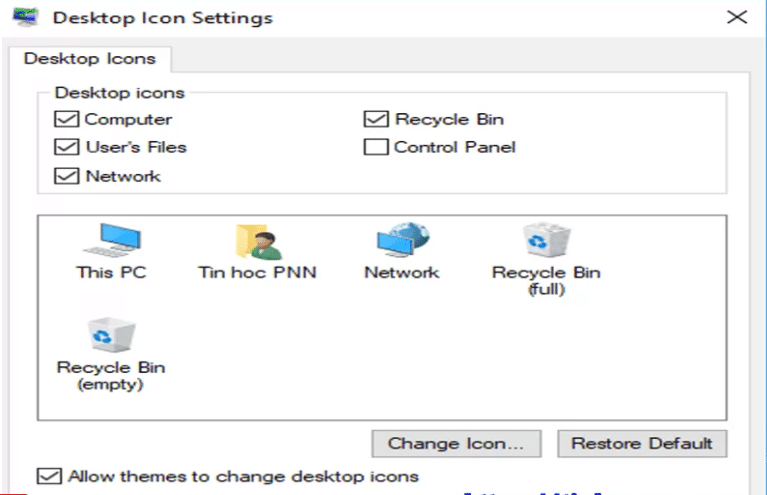 đưa icon ra desktop trong win 10